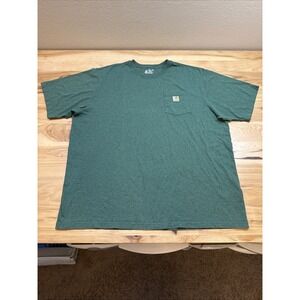 Carhartt K87 Workwear Pocket Short Sleeve T-Shirt - Green Size 3XL Tall